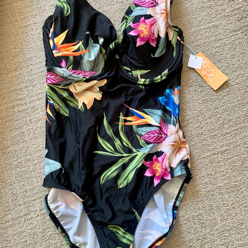 Target Kona Sol One Piece Bathing Suit- S